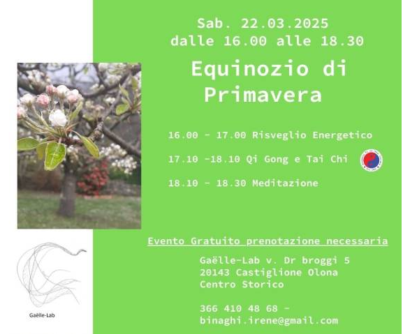 22.03.25 Festeggiamo l’Equinozio di Primavera